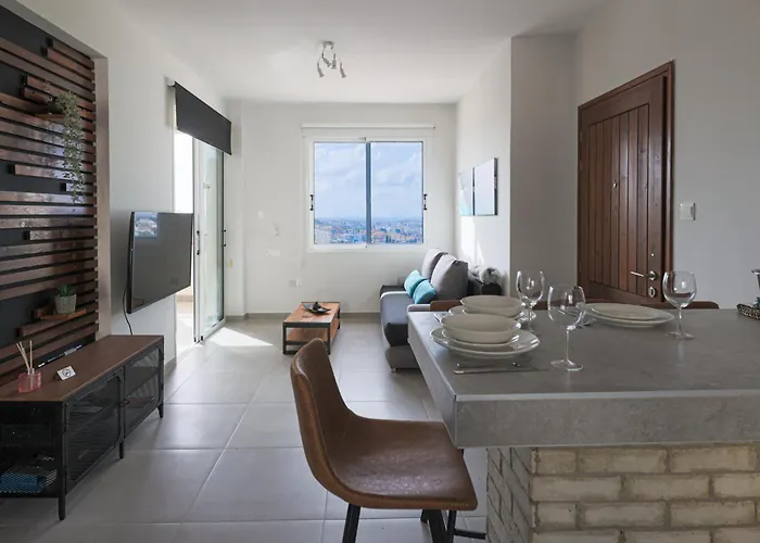 Apartmán Eden Blue-horizon 1b, Paphos, Sea View, Pool Konia