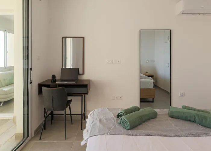 Apartmán Eden Blue-horizon 1b, Paphos, Sea View, Pool *