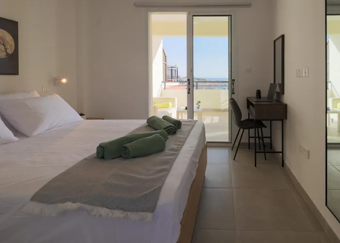 Apartmán Eden Blue-horizon 1b, Paphos, Sea View, Pool Konia