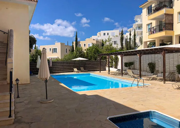 Eden Blue-horizon 1b, Paphos, Sea View, Pool Konia