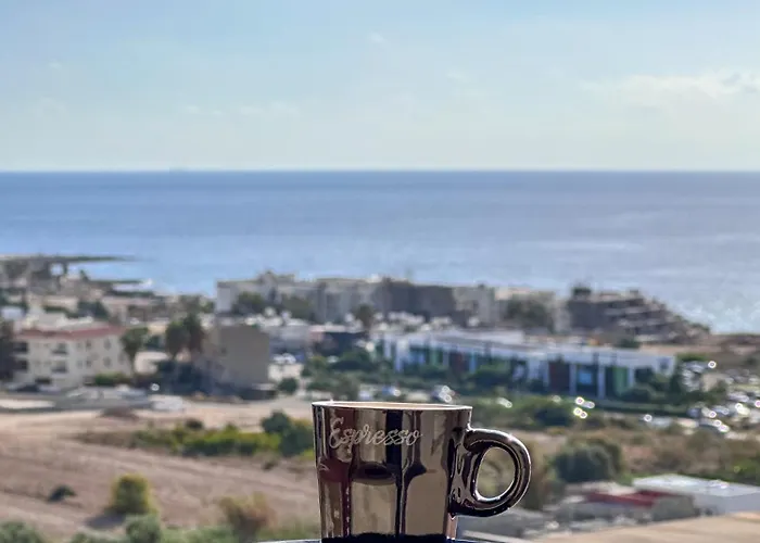 Apartmán Eden Blue-horizon 1b, Paphos, Sea View, Pool